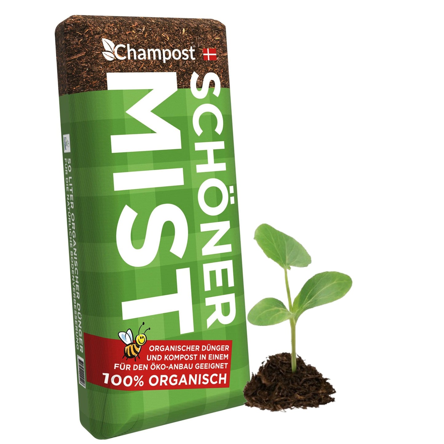 Pferdemist Universaldünger - Champost Schöner Mist Bodenaktivator - Pferdedung Pferdedünger