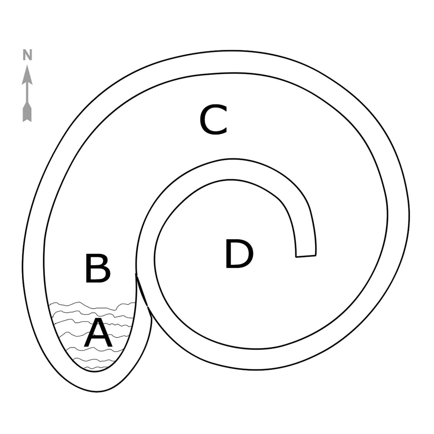 bellissa Kräuterspirale klein 110x90xH60-20 cm - 95605 - Rasenkante 24
