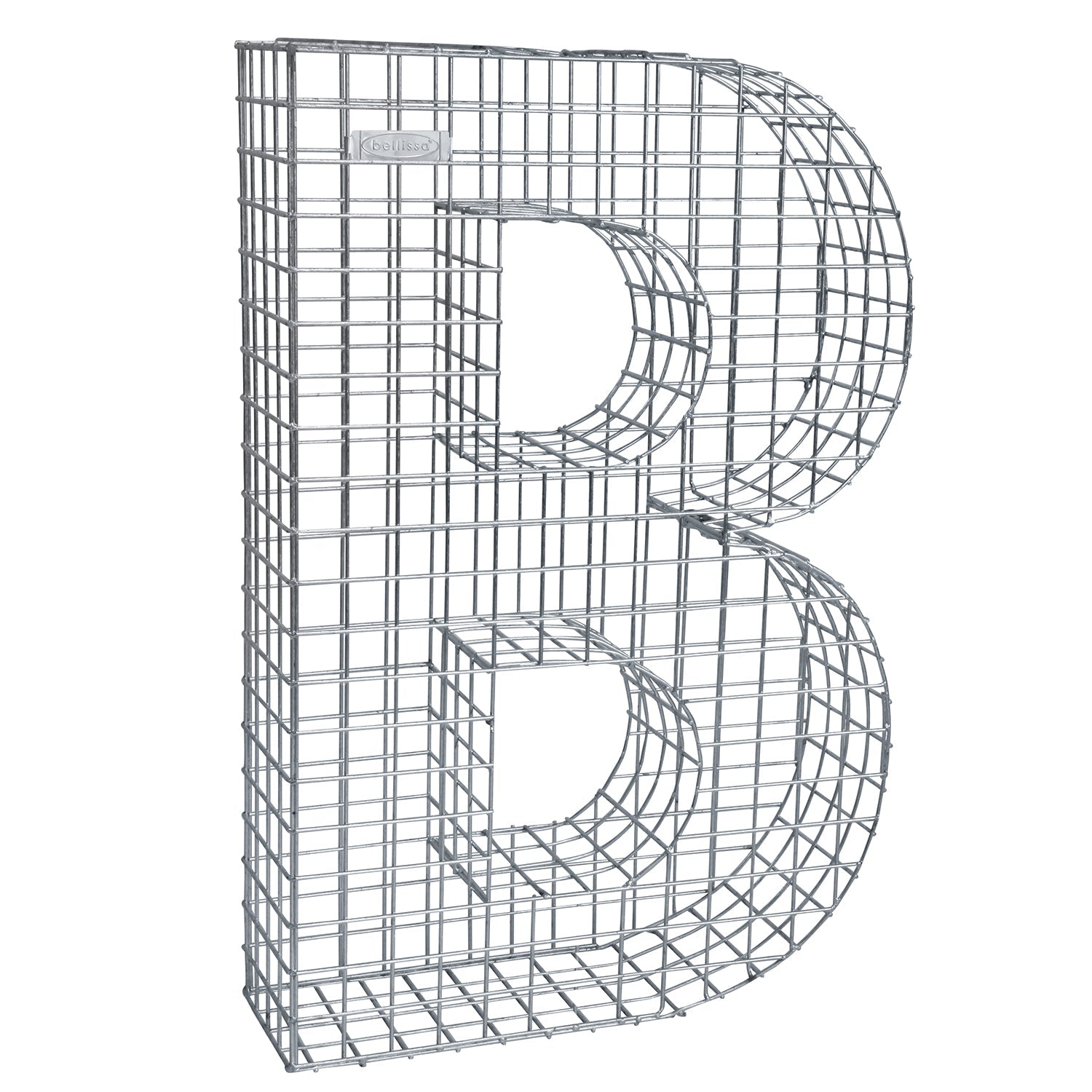 bellissa Buchstabengabione B 100x66,5x21 cm - 97384 - Rasenkante 24
