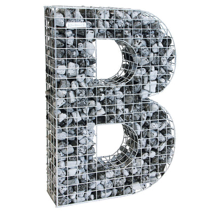 bellissa Buchstabengabione B 100x66,5x21 cm - 97384 - Rasenkante 24