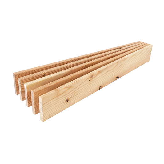 bellissa Lärchendielen zu Komposter Holz/Metall (5er Set) - 99154 - Rasenkante 24